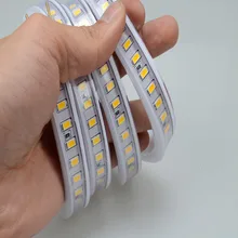 2016 Summer New LED Tape Waterproof IP65 120led/m 1-10m Hotel Home Decoration Outdoor LED Strip Light 5630 SMD