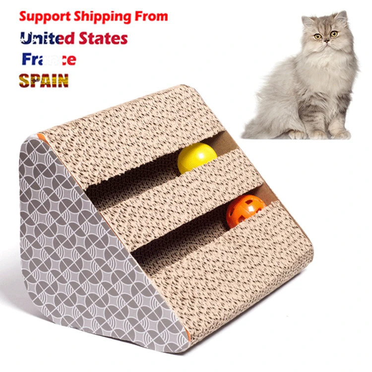 

Cat Tree Climbing toys With 2 Bell Ball cats scratching post For Pet Training Kitten Claw Scratches cat scratcher pet supplies
