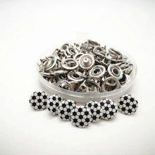 В переменного тока, 50-набор Кепки-Пресс оснастки крепеж швейные пуговицы зубец металлические принты