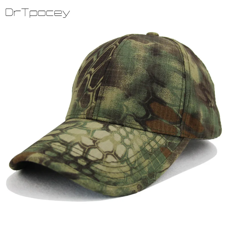 Adjustable Snapback Hat Camo Baseball Cap Fishing Caps Men Outdoor Hunting Camouflage Jungle Hat