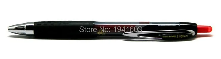 12 шт./партия одношариковая ручка Signo UMN-207 Выдвижная гелевая ручка 0,5 мм stylo