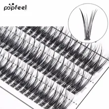 3D толстые длинные перекрещивающиеся прививки индивидуальные натуральные накладные ресницы для наращивания макияжа Инструменты для наращивания