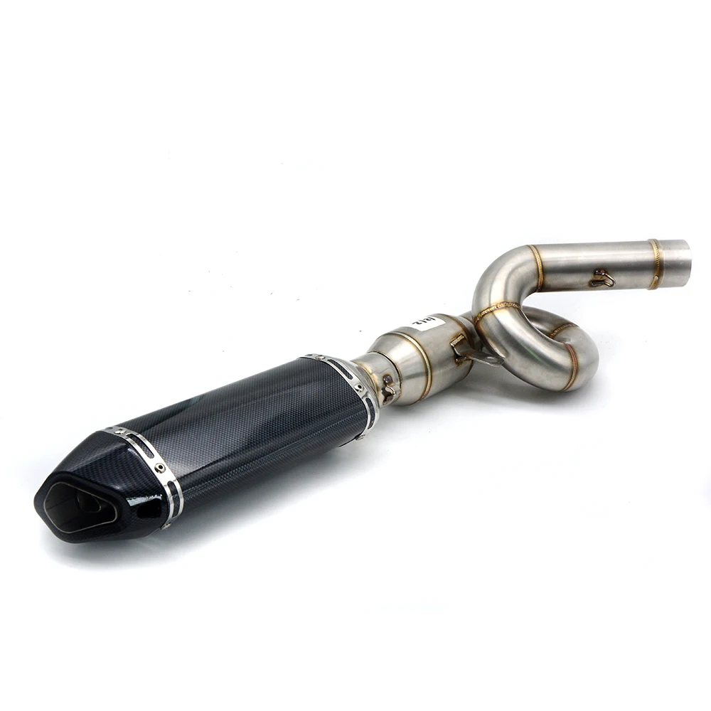 

Slip On Exhaust Pipe System Motorcycle Exhaust Pipe Muffler & Mid Pipe FOR KAWASAKI Z800 Z 800 2012-2017