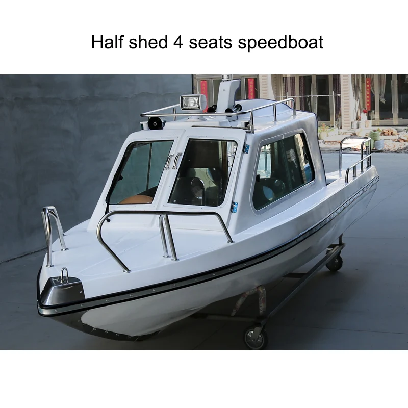 Полный Сарай/половина сарая стеклопластиковая лодка FRP высокоскоростное рыболовное судно алюминиевая яхта морская рыболовная лодка