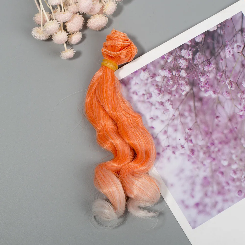 Аксессуары для кукол, высокотемпературное волокно, натуральный цвет, грандиентный цвет, наращивание волос для SD, кукла, сделай сам, кукольные парики, волосы