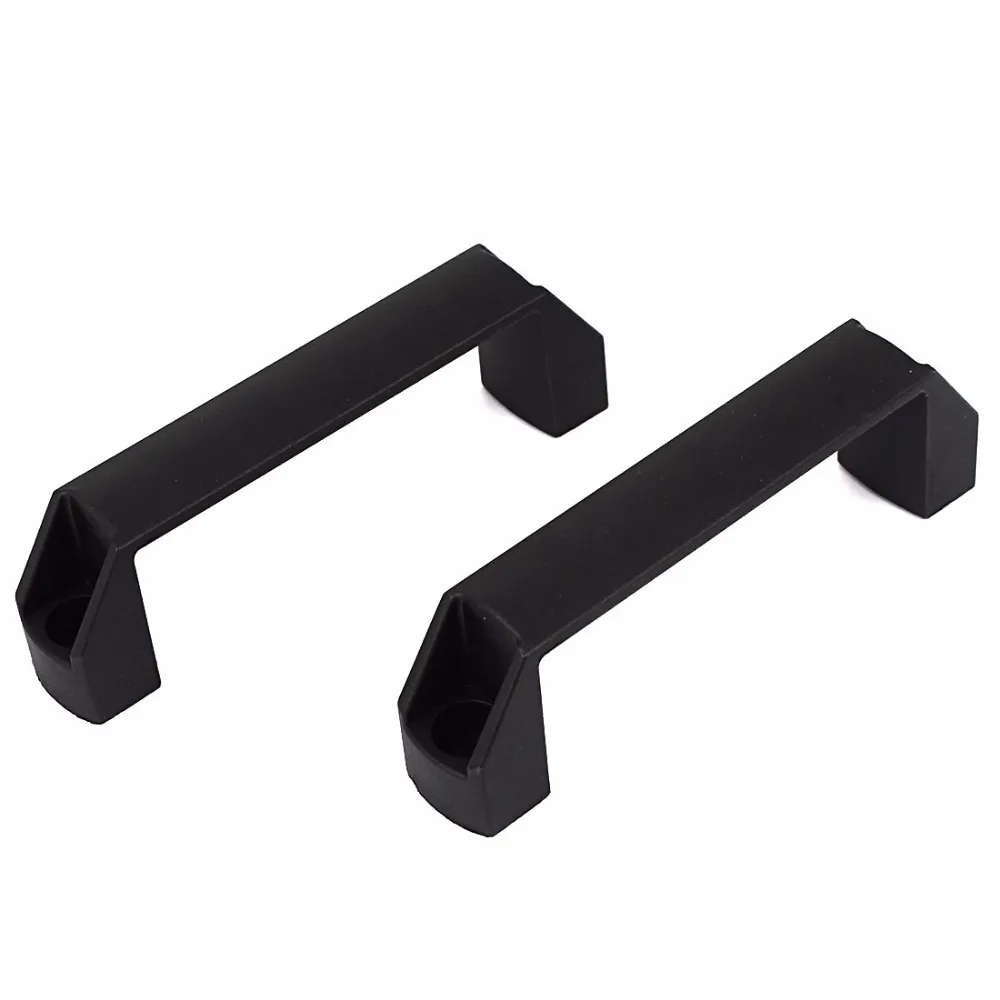 Buy UXCELL Hot Sale 2pcs Black Drawer Plastic Pull Handle Knob Drawer