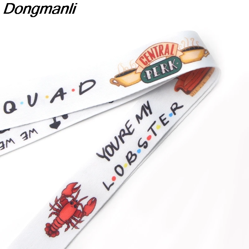 P3087 Dongmanli значок на цепочке для ТВ шоу друзей идентификационный веревка брелок