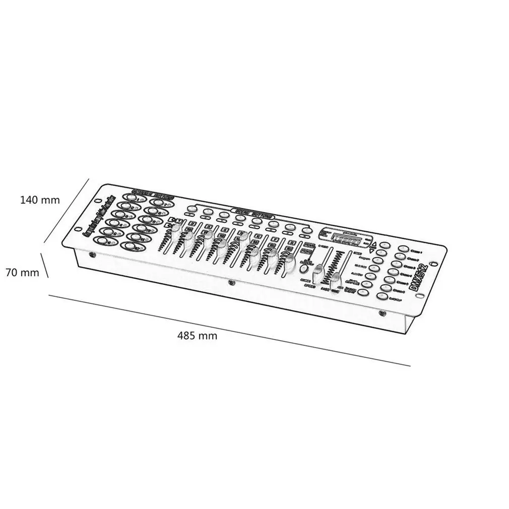 Профессиональный DMX192 международный стандарт DMX-512 контроллер для сценического точечного освещения светильник с подвижной головкой