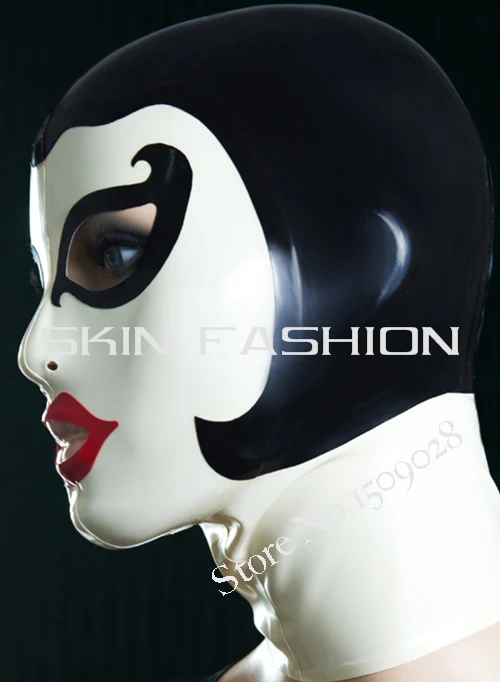

Free shipping !! New arrival fetishes rubber masken latex hood