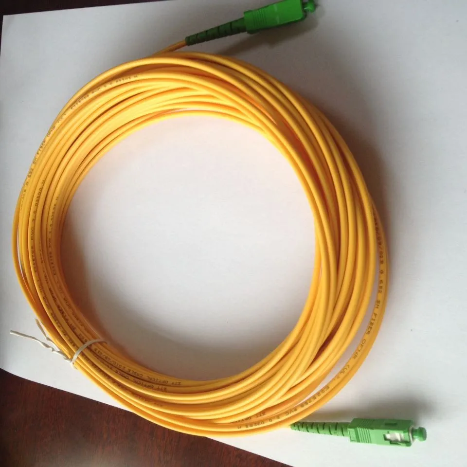 Бесплатная доставка кабель разветвитель волоконно-оптический SC APC 30 м Оптическое волокно гибкий SC/APC-SC/APC Волоконно-оптический патч-корд