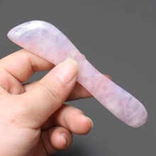 natural rose quartz guasha board massage tool facial treatment scraping tool for body health care