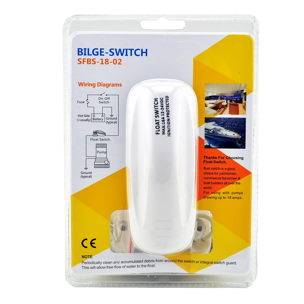 

Long Life DC 12V 24V Rule Float For Submersible Water Pump Bilge Switch