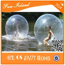 2 м ТПУ надувной шар для ходьбы по воде, надувной водный шар игрушка для воды, шар для человека хомяка