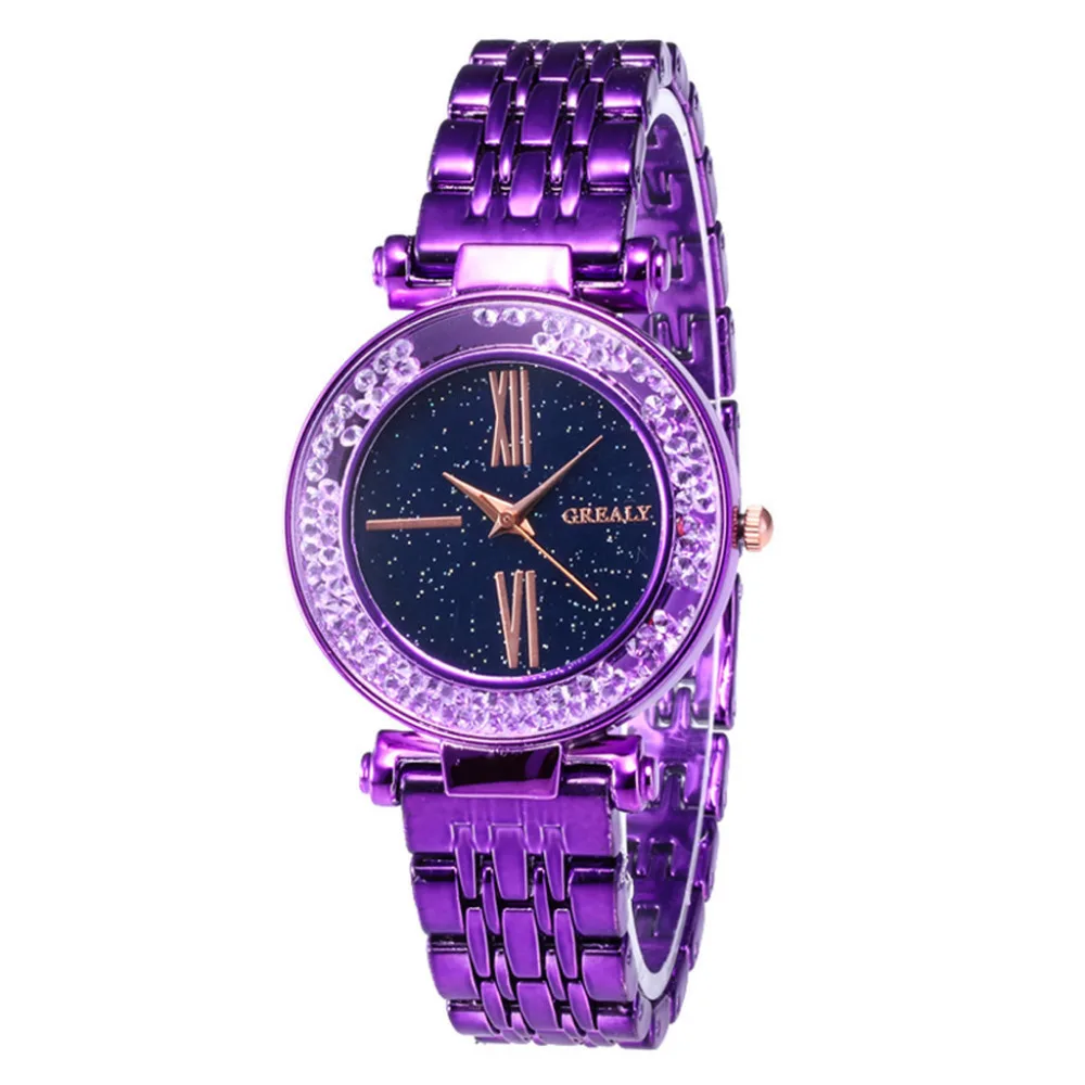 Luxury WomAn Fashion Luxury Leisure Set Steel Strip Christmas Quartz Wrist Watch Dress Women's Watches Relogio Feminino Clock