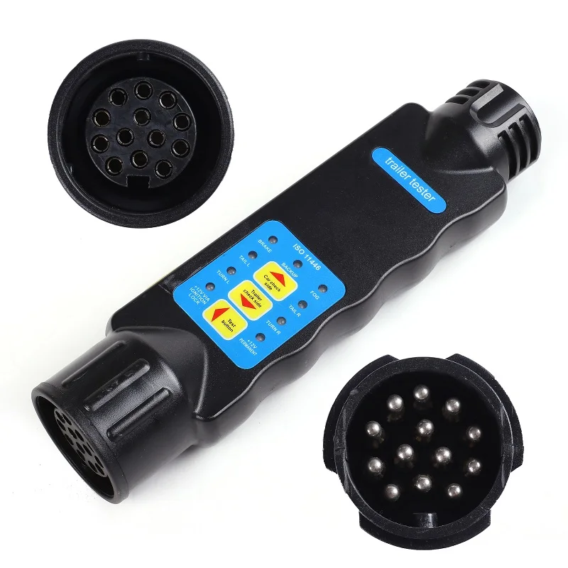 

Diagnostic Tools- 13 Pin Towbar Towing Plug 12V Caravan Socket Plastic 13Pin Trailer Electrics Cable Light Connector Tester