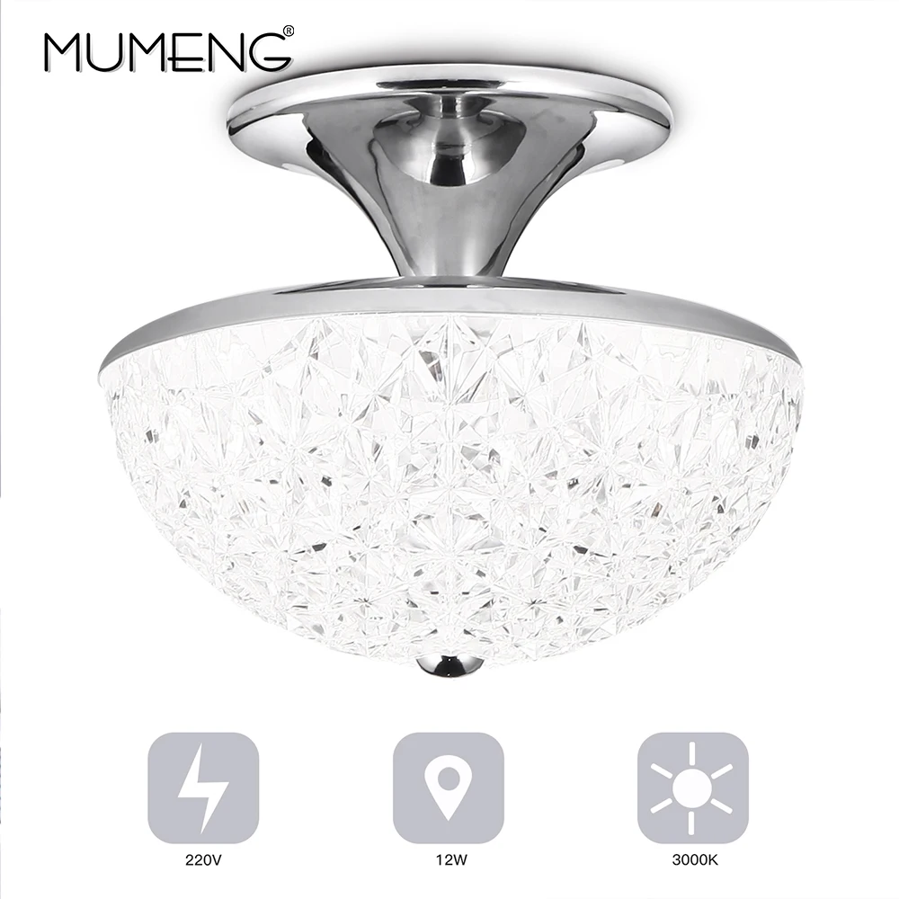 

Modern White Chrome Clear Acrylic Cutout Ceiling Light Living Room Bed Room Decoration Lamp Warm White Lighting Fashion Fixtures