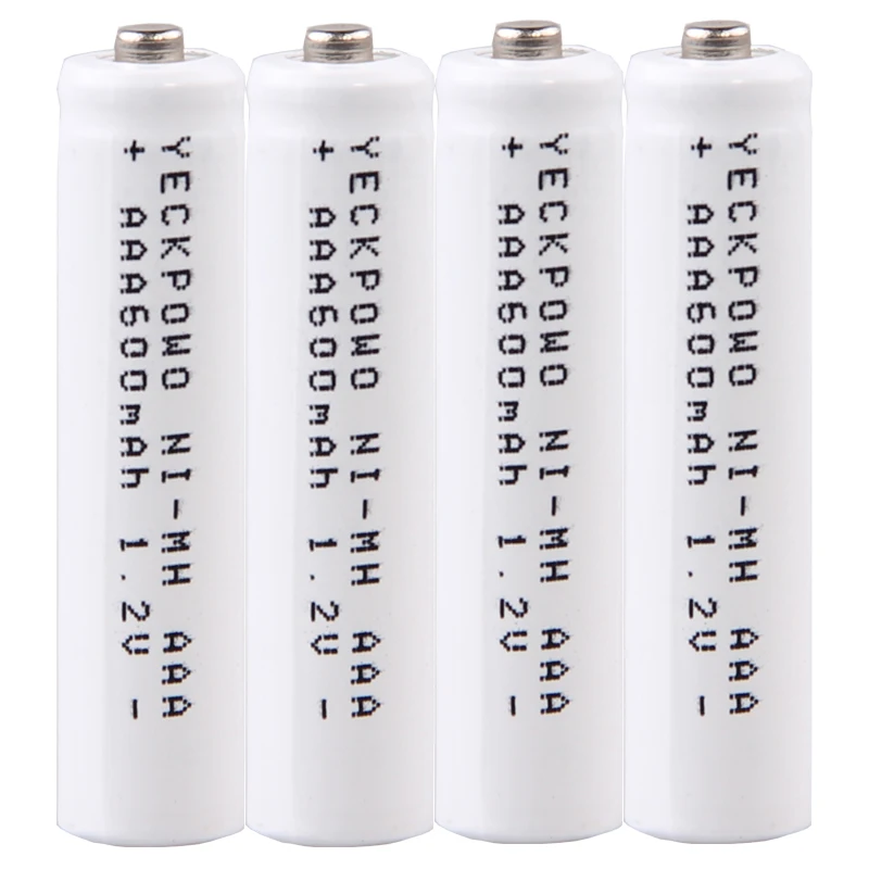 Аккумуляторная батарея AAA akkumulator 1 2 V NIMH 600mah реальная емкость | Электроника