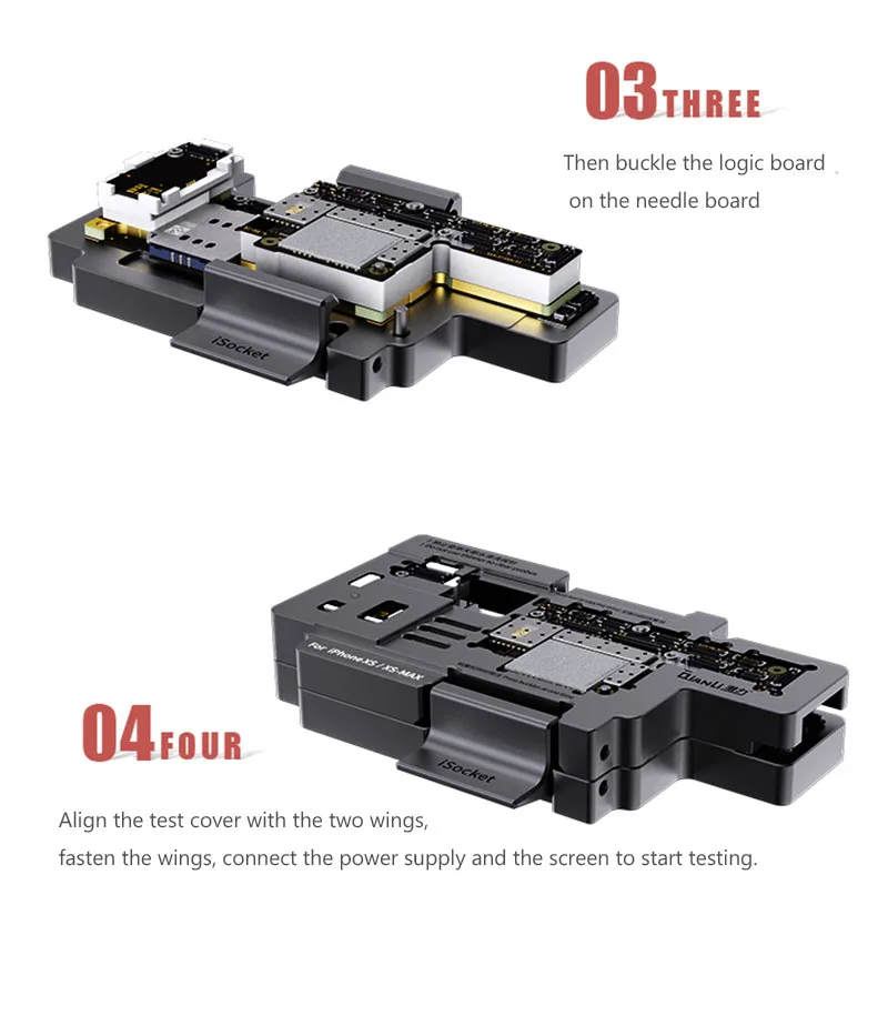 Jyrkior Qianli isoket PCB держатель материнской платы приспособление джиг для iPhone XS MAX логическая плата сплит-тестер приспособление для наладки