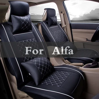 

Cover Single Leather Auto Universal Car Seat Covers Automotive Seat Covers For Alfa Romeo 166 8c Brera 4c 147 159 156