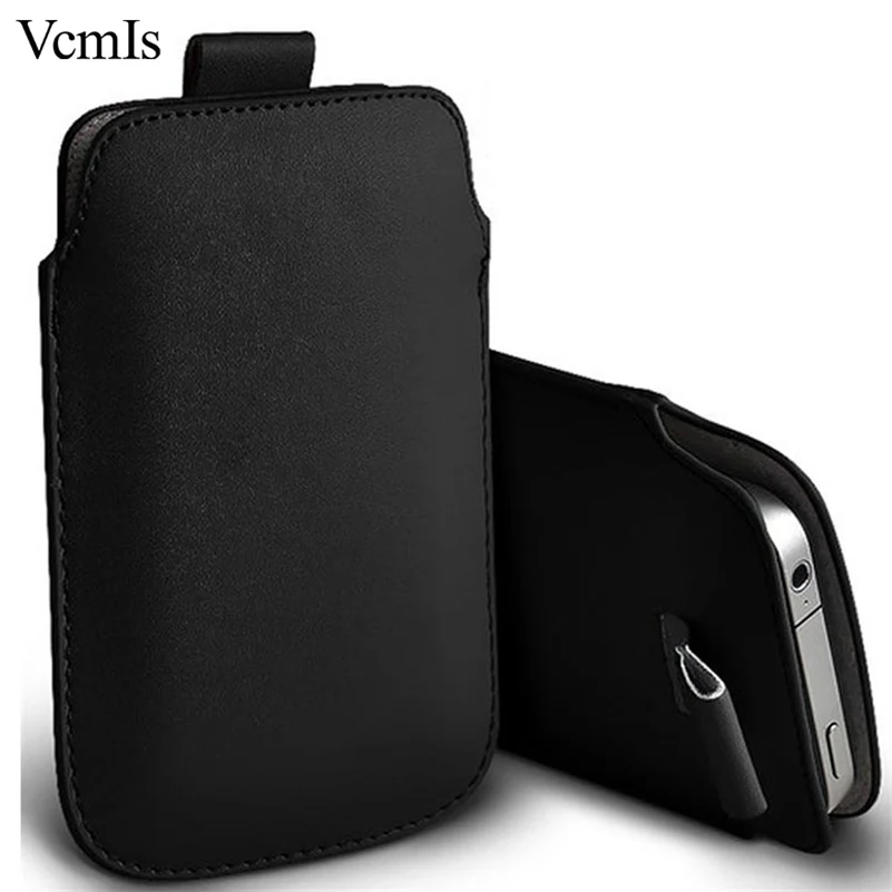 

Fashion PU Leather Pull Tab Sleeve Pouch For LG X venture H700 Phone Cases Bag Universal Full Protective Pouch