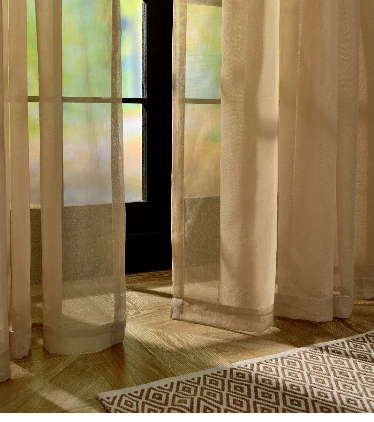 Кофейная штора благородный Тюль занавеска s вуаль отвесная штора s для гостиной спальни отеля современный стиль Cortina домашний декор