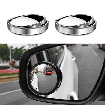 

2x Wide Angle Round HD Glass Rear View Mirrors For Mercedes Benz W202 W220 W204 W203 W210 W124 W211 W222 X204 AMG CLK