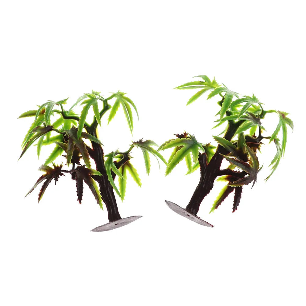 Mini Tree Fairy Garden Miniatures Micro Landscape Decorative Maple Tree Crafts Figurine Garden Terrarium Ornaments Home Decor