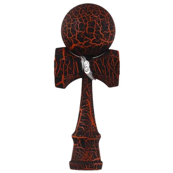 

Full Crackle Wood Kendama Ball Education Traditional Game Toy New