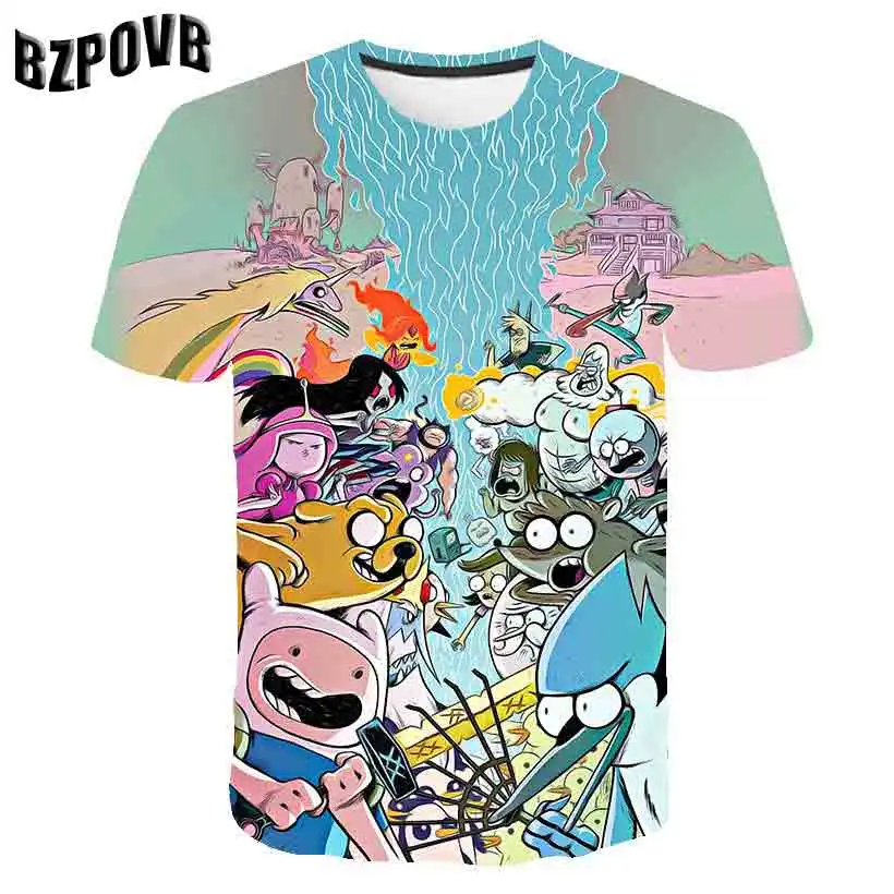 

2019 Newest Smart Men T-shirt Printing 3D T-shirt Asia The USA The European Funny Interesting Streetwear Rich Pictures 5XL