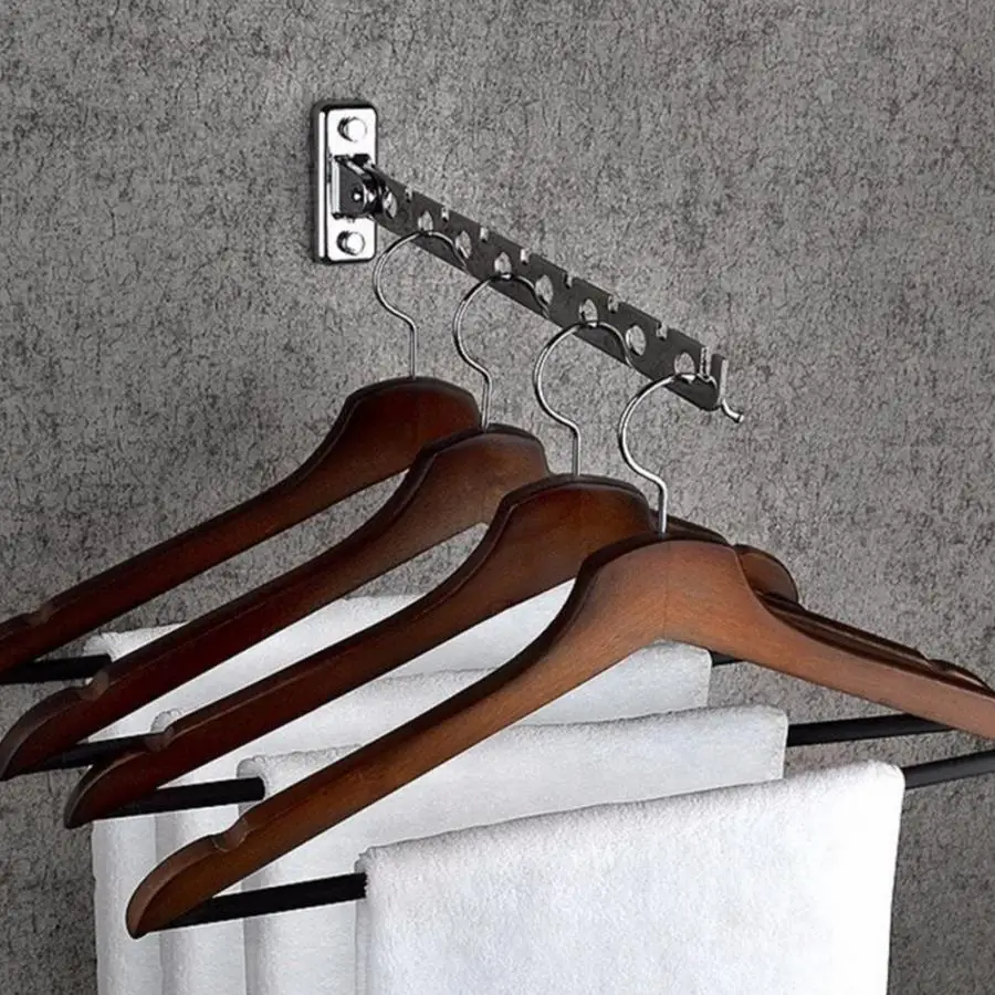 

Wall Mounted Hanging Hooks Stainless Steel Towel Clothes Hanger for Home Bathroom Kitchen door hooks