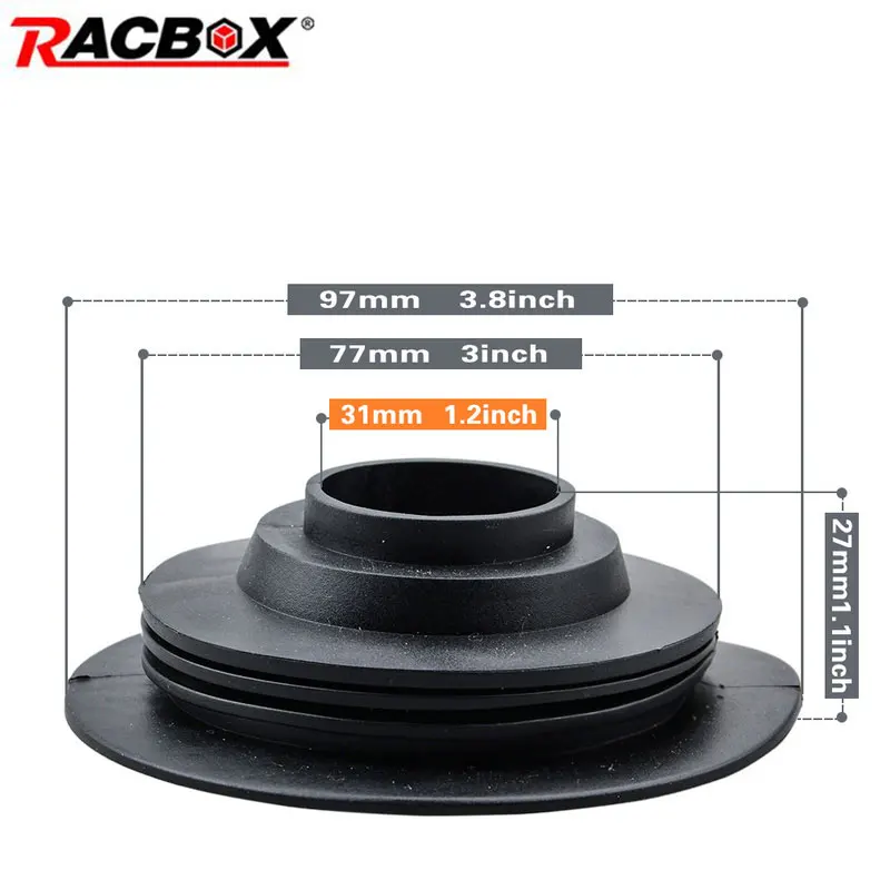 

RACBOX HID LED Headlight Dust Cover Rubber Car-styling For Automobile Motorcycle COB Lamp H1 H3 H4 H7 H11 9005 9006 HB4 HB3
