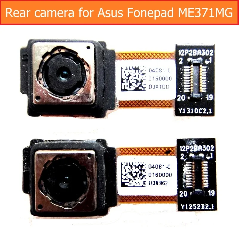 

100% Genuine back camera for Asus Fonepad ME371MG K004 7.0" rear camera module with flex cable big facing camera replacement