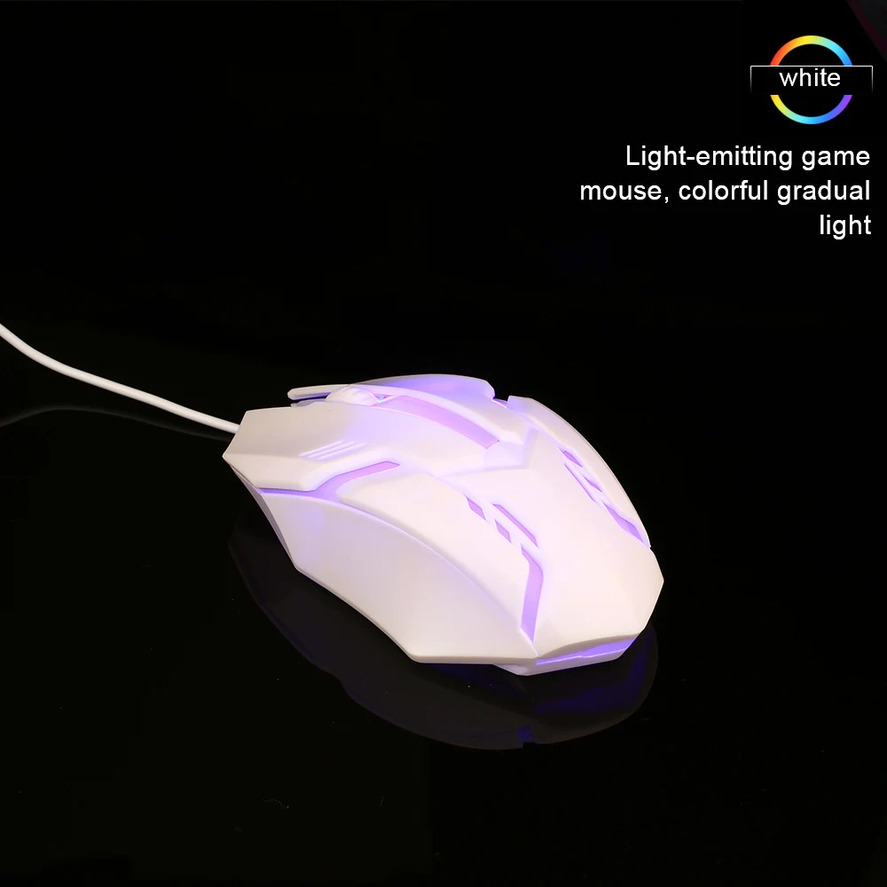 Портативная игровая мышь abs пластик USB Проводная оптическая управление