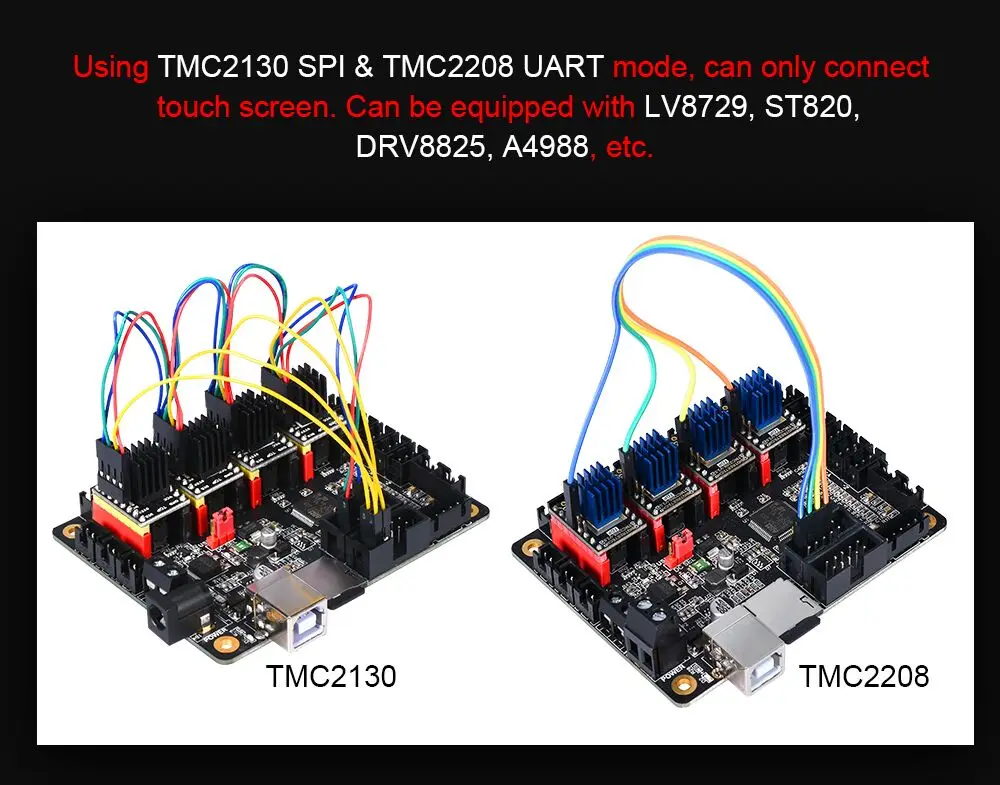 BIGTREETECH SKR мини V1.1 Управление доска 32 бит TMC2208 TMC2130 A4988 DRV8825 драйвер 3D-принтеры Запчасти SKR V1.3 Reprap МКС GEN L