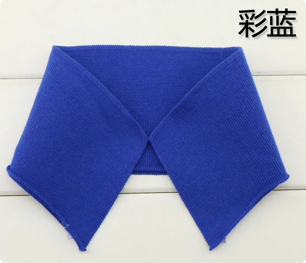 Buulqo хлопок воротник ткань рубашка поло и свитер воротник одежда продукт аксессуары - Цвет: Синий