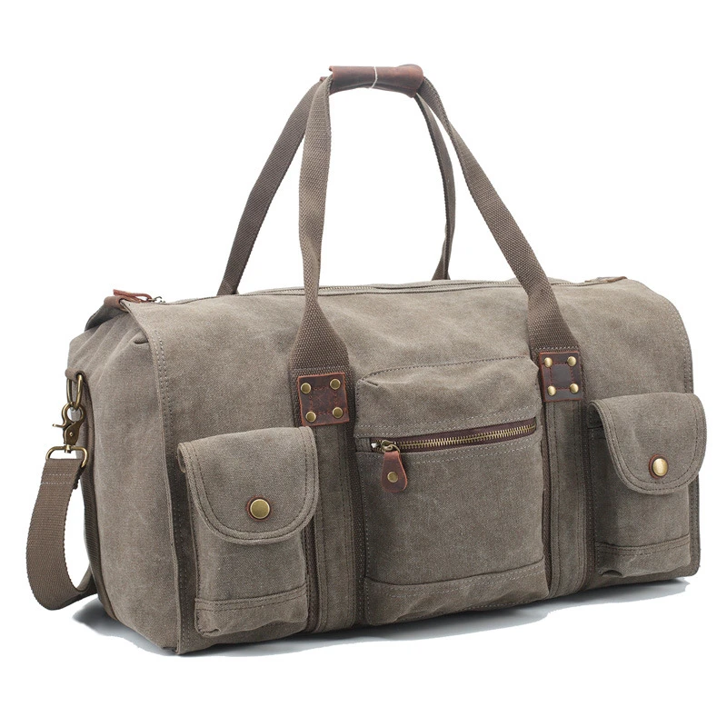 Большая холщовая мужская сумка для путешествий, сумки через плечо для мужчин, сумка для багажа через плечо, переносная посылка, большая емкость XA01WC