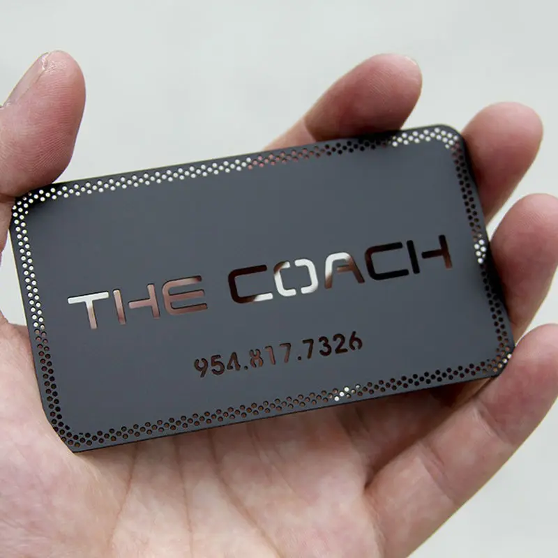 Black Metal Business Card business cards
