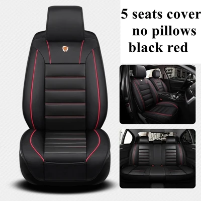 Сиденья для Suzuki grand vitara Cultus Swift Sport Celerio Authentics Baleno Ik-2 SX4 S-CROSS cultus Рено Свифт vitara - Название цвета: black red standard