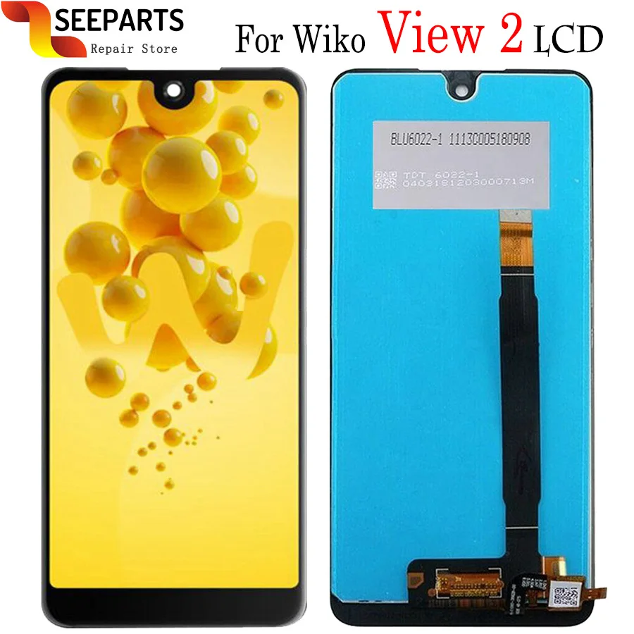 

Original For Wiko View 2 LCD Display with Touch Screen Digitizer Mobile Phone Accessories Wiko View 3 LCD Wiko View 2 Pro LCD