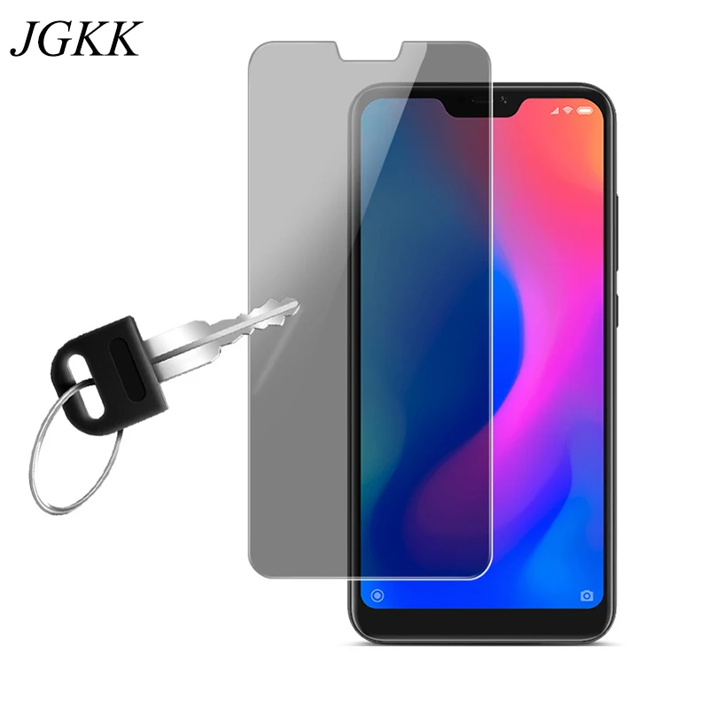JGKK для Xiaomi Redmi Note 6 Pro антишпионское антибликовое закаленное стекло