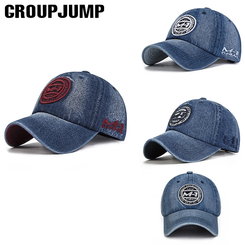 

2019 Dropshipping Baseball Cap Snapback Cap Demin Vacation Jean Embroidery Hat For Men Women Boy Girl Cap Gorras Bone