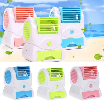 

Mini Portable USB Fan Cooling Portable Desktop Bladeless Small Air Conditioner Fans Air Cooling Fan for Office and Home