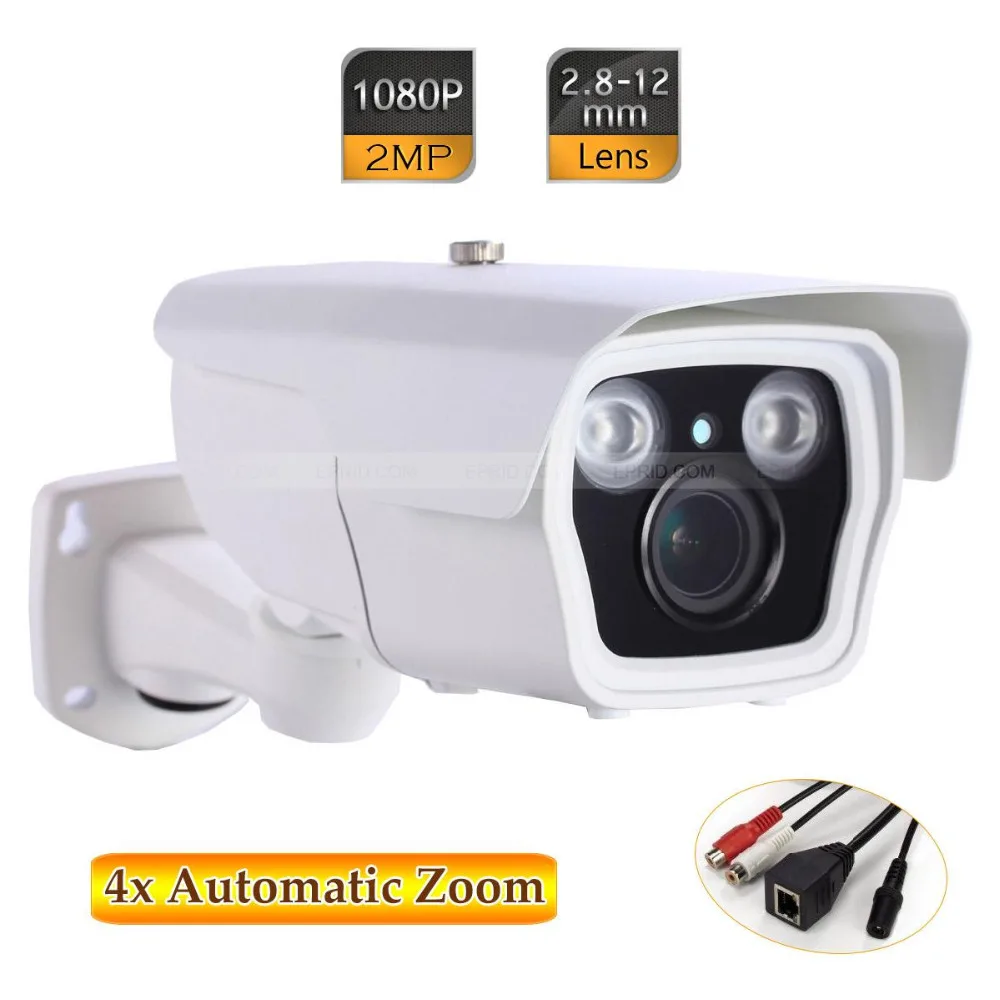 

2MP 1080P IR CCTV IP Sony COMS Camera 2.8-12mm 4x Auto Zoom Two-way Audio
