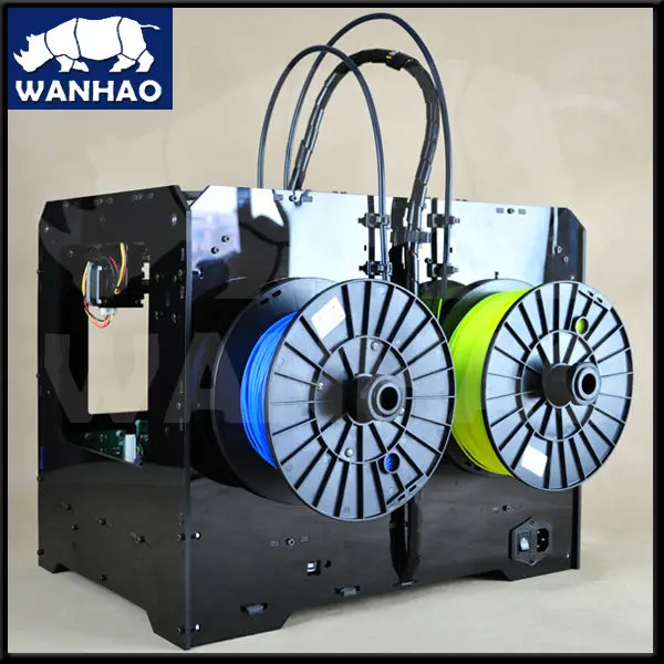 2 extruders duplicator 4 3d wanhao printer new version