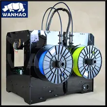 2 экструдеры дубликаторы 4 3d wanhao принтер новая версия