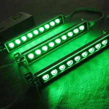 300 мм IP66 6x3 W 3in1 24 V внешний контроллер RGB 4 провода супер тонкий светодиодный настенный светильник ленточного используется для Центральной город рынков