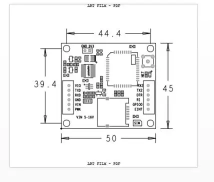 SIMCOM SIM7020 SIM7020E коммутационная плата с антенной 5 дБ Многодиапазонная B1/B3/B5/B8/B20/B28 LTE NBIoT совместима с SIM800C