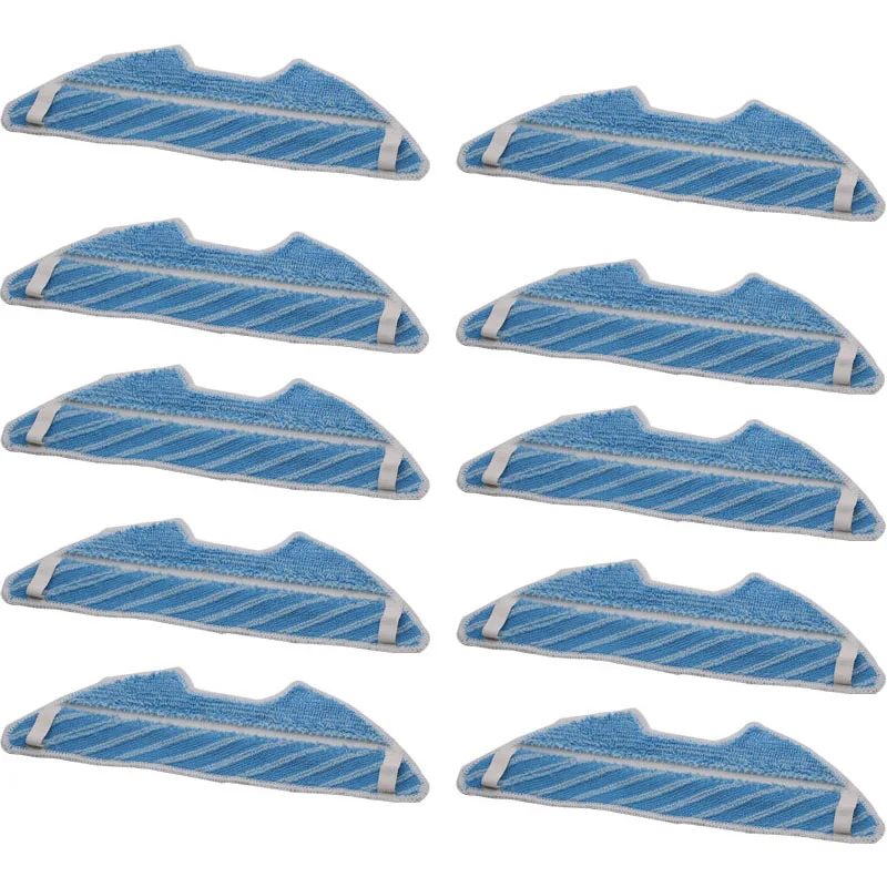 Sweeping Robot Vacuum Cleaner, 10 Pieces For Conga'S Mop Cloth Side Brush 1290 Y Series 1390 Robot Vacuum Cleaner Accessories
