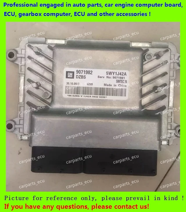 

For car engine computer board/Chevrolet Cruze Epica ECU/Electronic Control Unit/Car PC/9071981/9071982 5WY1J42A/241006305WY1J73A