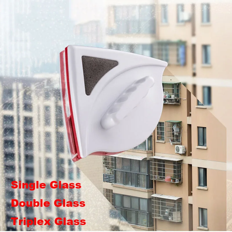 Магнитная щетка для чистки окон, двухсторонняя Магнитная щетка для мытья окон, инструмент для чистки стекол, щетки для мытья стекол